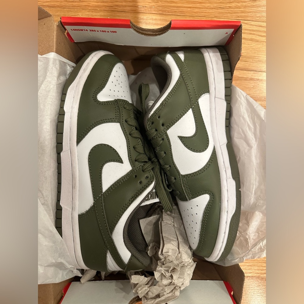 Medium olive Nike dunks